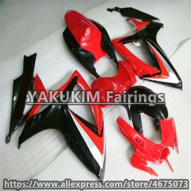 Обтекатели ABS для SUZUKI GSXR 600 750 k6 2006 2007 кузова GSXR600 GSXR750 06-07 обтекатели мотоциклов под