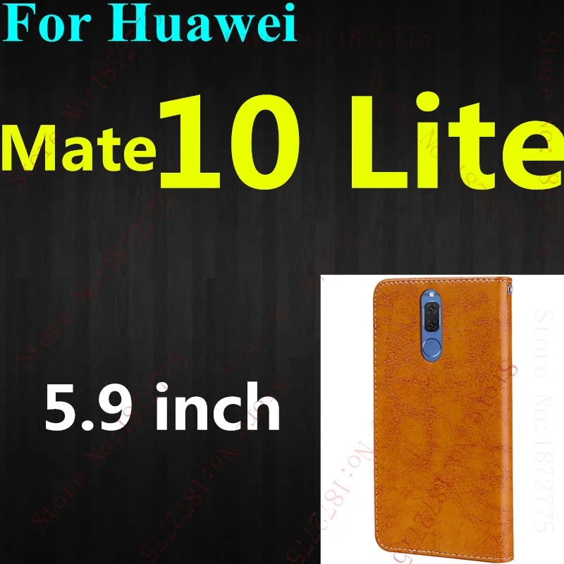 Флип Чехол Для huawei P20 P10 P8 P9 Lite Mini P Smart на Honor 7C 7A Pro 6A 5A 6X 7X Y5 Y7 Y6 Prime Коврики 10 8 9 20 Lite - Цвет: Mate 10 Lite