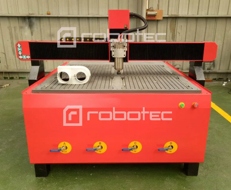 

With rotary axis cnc 1212 router 4 axis for wood and marble