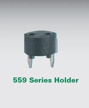 

559 Series Subminiature Fuseholders PC Mount, For TE5/TR5 Fuses / Littelfuse Holders 55900000001/ 55900008011