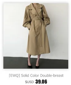 [EWQ] клетчатое женское платье в клетку с длинными рукавами и вырезами, корейская модная одежда, повседневное женское платье большого размера, Новинка осени QK35402