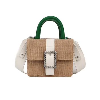 

Maison Fabre Messenger bag women's crossbody bags for women bags women's Retro Panelled Color Vintage Leather Handbag G0430#10