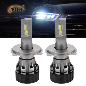 

OKEEN 2PCS Car Headlight H4 LED H7 LED H1 H11 H3 9005 hb3 9006 HB4 50W 8000LM 6500K 12V 24V Auto Headlamp CSP Fog Light Bulb