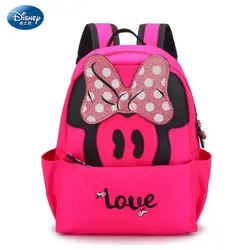 Disney 2019 Минни водостойкий ортопедический Рюкзак Мультфильм Сверхлегкий Розовый Минни рюкзак для лука детские сумки для мальчиков и девочек