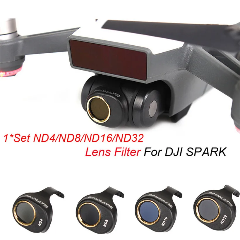 

ND4/ND8/ND16 /ND32 For DJI SPARK Drone Gimbal Camera HD Lens Filter drop shipping 0807