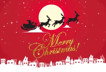 

Laeacco Cartoon Santa Claus Merry Christmas Scene Baby Photography Backgrounds Custom Photographic Backdrops For Photo Studio
