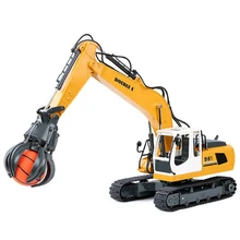 1:16 RC экскаваторы RC грузовик 17ch пульт дистанционного управления инженерный экскаватор Многоцелевой DIY сплав инструмент модель транспортных средств детские игрушки