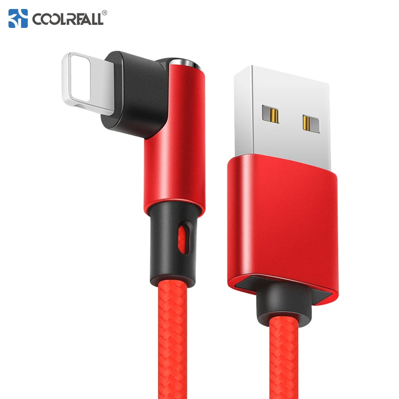 Buy Coolreall 90 Degree USB Cable Lightning Cable For