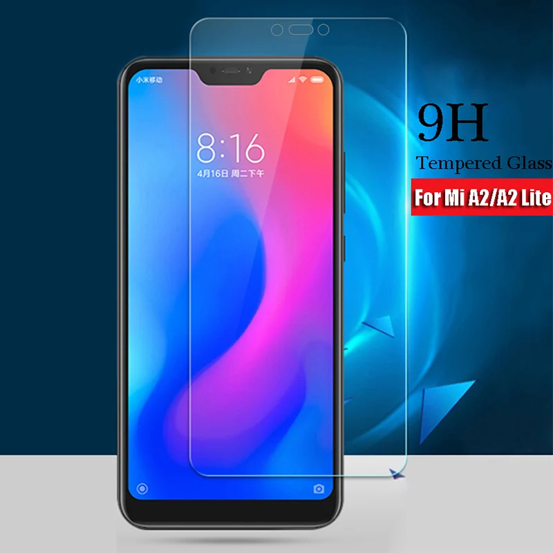 

For Xiaomi Mi A2 Lite Screen Protector Tempered Glass For Xiaomi MiA2 Lite 4gb 64gb 5.84 Glass Phone Film For Xiaomi Redmi 6 Pro