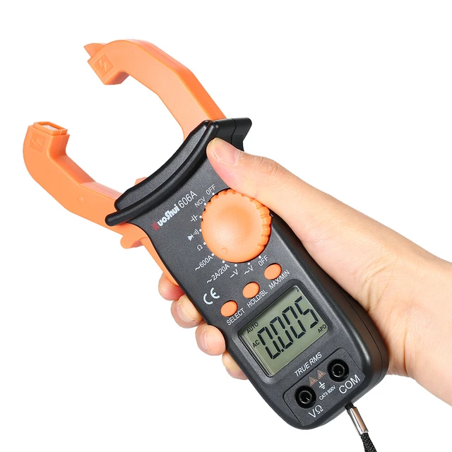 Digital Clamp Meter 1999 Counts Auto Range Portable Handheld Multimeter