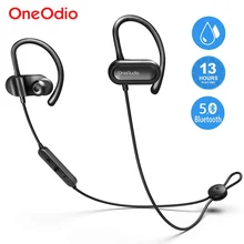 Oneodio беспроводные наушники Bluetooth 5,0 спортивные наушники 13 H Playtime стерео bluetooth-гарнитура с микрофоном для телефона