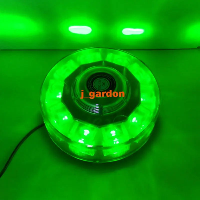 VSLED 10 LED Police Fire Mini Green Lightbar Emergency Warning Lights