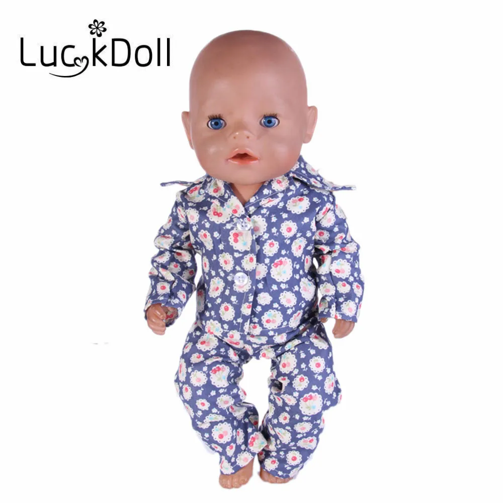 Luckdoll пижама с принтом вишни 14 5 Дюймов Американская кукла Wellie wherher детский