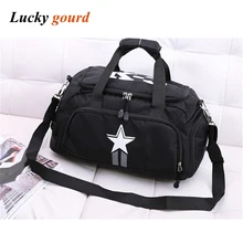 Лидер продаж; Повседневная модная сумка для мужчин и женщин; сумка на плечо; раздельная сумка для обуви; Большая вместительная вещевая сумка; ; Z616