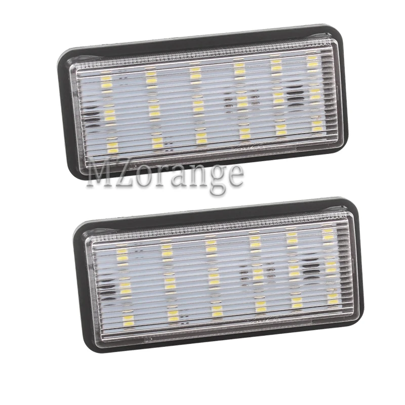 

MZORANGE 2Pcs Error Free LED SMD Number License Plate Light Lamps for Toyota J100 J20/Land/Cruiser/Pardo for Lexus/GX LX470