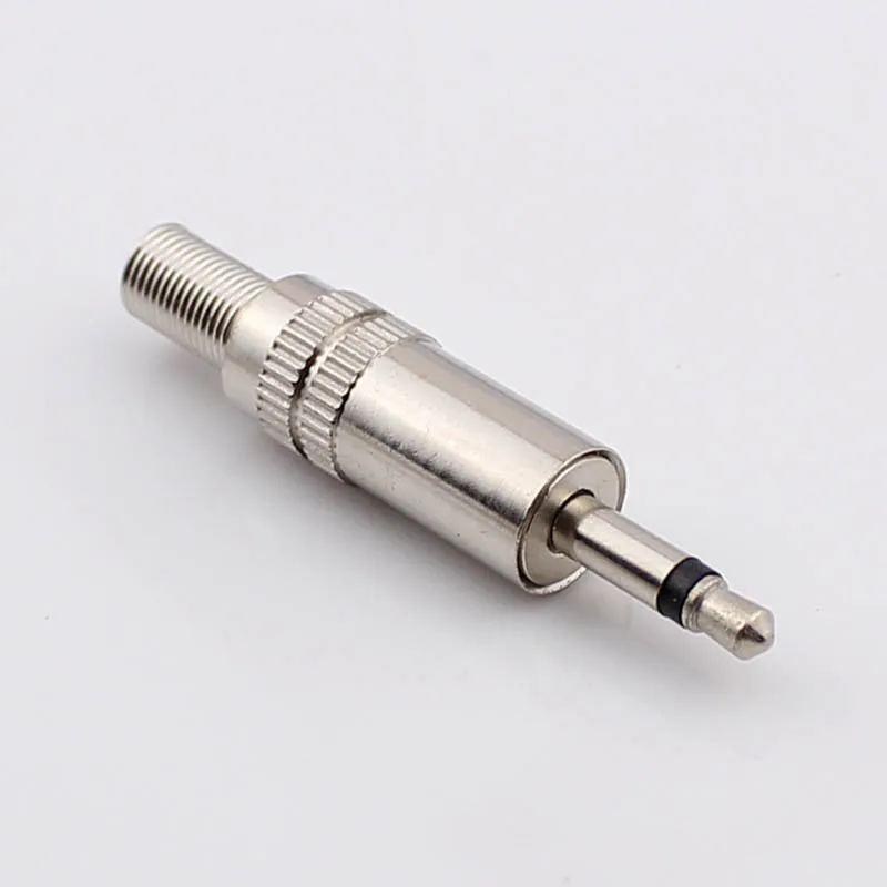 100pcs 3 5mm Jack Headphone Cable Connector Adapter Plug Jack 3 5 Mono Microphone Connector Wiring