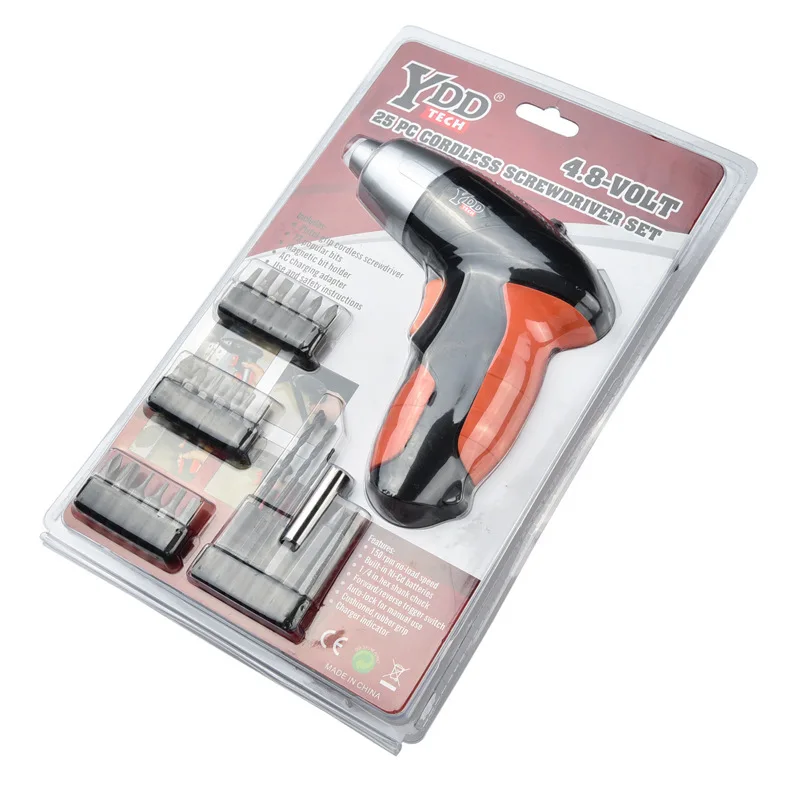 

25pcs/set Electric Drill Power Tools High Quality Cordless Drill Electric Drilling Screwdriver EU Plug Workshop Household Tools