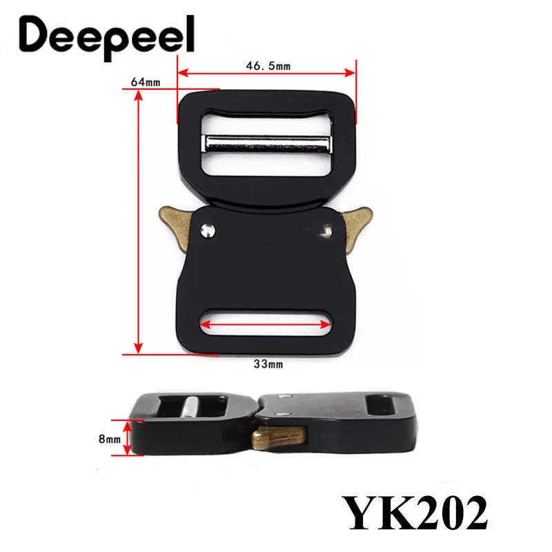 Deepeel 1 шт. уплотненная металлическая пряжка для поясного ремня безопасные