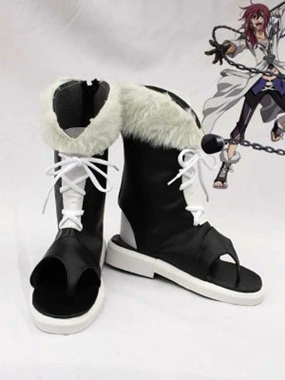 Freeshipping Brave Ten Brave 10 Yuri Kamanosuke Black And White Cosplay Boot Shoes Hand Made Custom Made For Halloween Christmas Hand Made Hand Shoeshand Halloween Aliexpress