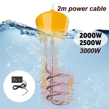 

2000W/2500W/3000W Portable Suspension Electric Water Heater Element Boiler for Inflatable Pool Tub Travel Camping Travel heater