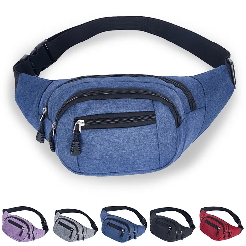 

Lammei Unisex New Oxford Fanny Pack For Women Men Waist Bag Waist Bag Belt Bag Mobile Phone Zipper Pouch Packs Belt