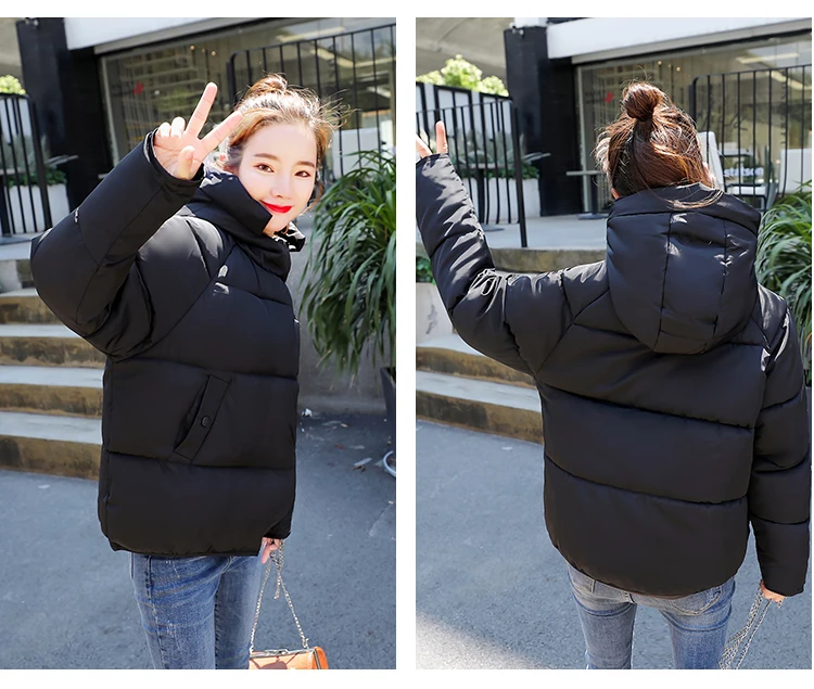Spring Autumn Winter New 2018 hooded coat Plus Size Women Parks Long Sleeves Women Winter Coat slim Female Outwear Winter Jacket (21)