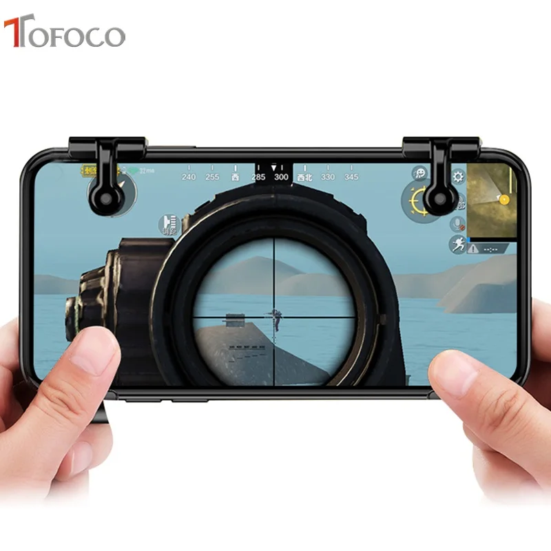 

New PUBG Mobile Phone Game Joysticks Gamepad For Trigger Fire Button Smartphone Shooting Game Aim Key L1R1 Shooter Controller