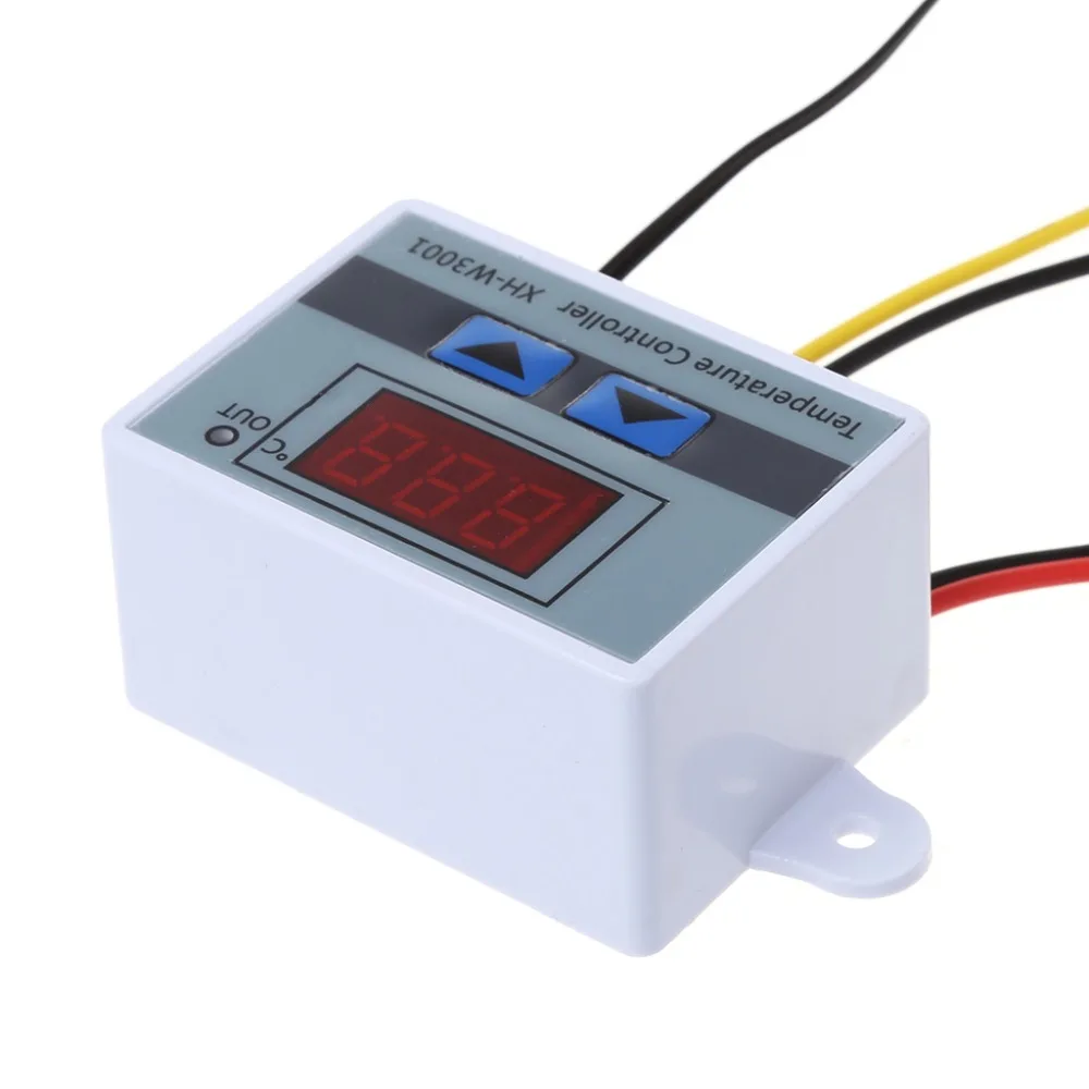 Цифровой светодиодный регулятор температуры 220 В 10 А термостат контроль переключатель зонд J05_15