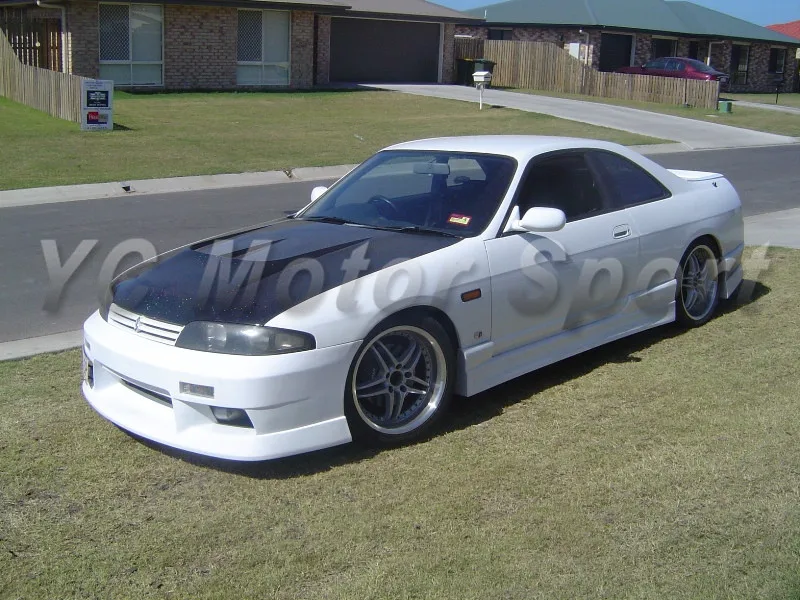 1995-1998 Nissan Skyline R33 GTS 2D M Sport Style Body Kit FRP (3)