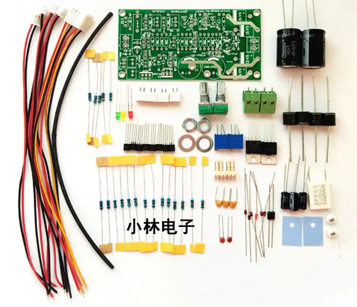 

Variable Linear DC Power Supply 0-15V 0-5A Regulated Adjustable Lab Kit LM317