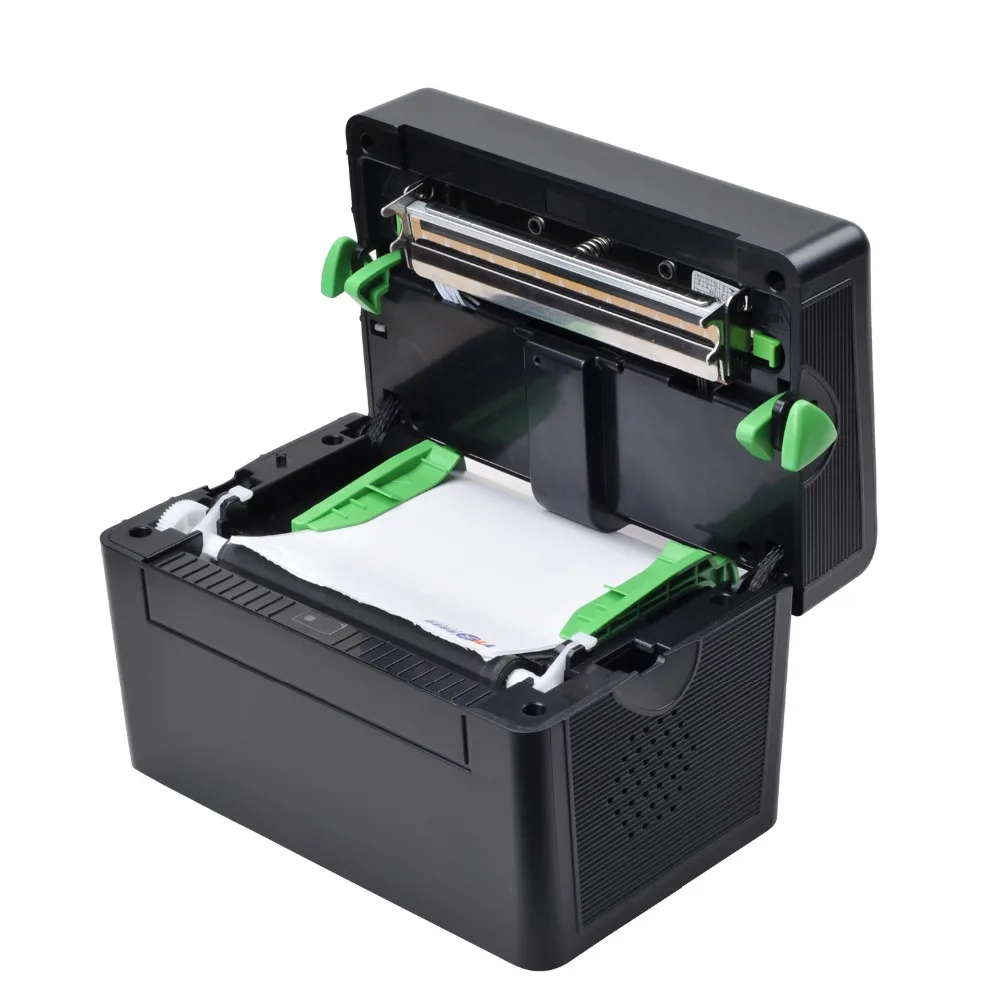Issyzonepos 4 Inch Thermal Shipping Label Printer Sticker Barcode Printer Price Tag Maker 2D Barcode FREE Barcode Edit Software