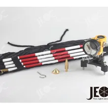 Мини Раздвижные призмы w 4 полюса, простой 1,5 дюйма Всего станция отражатель FDC065