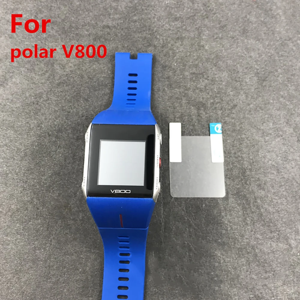 

For Polar V800 Sports Smart Watch Accessories Clear LCD Screen Protector Guard Cover Shield Soft Water-Proof Film Skin