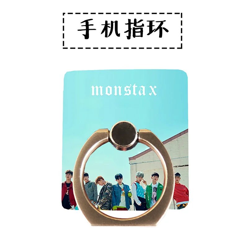 [MYKPOP]MONSTA X мобильный телефон кольцо держатель на палец для всех смартфонов KPOP