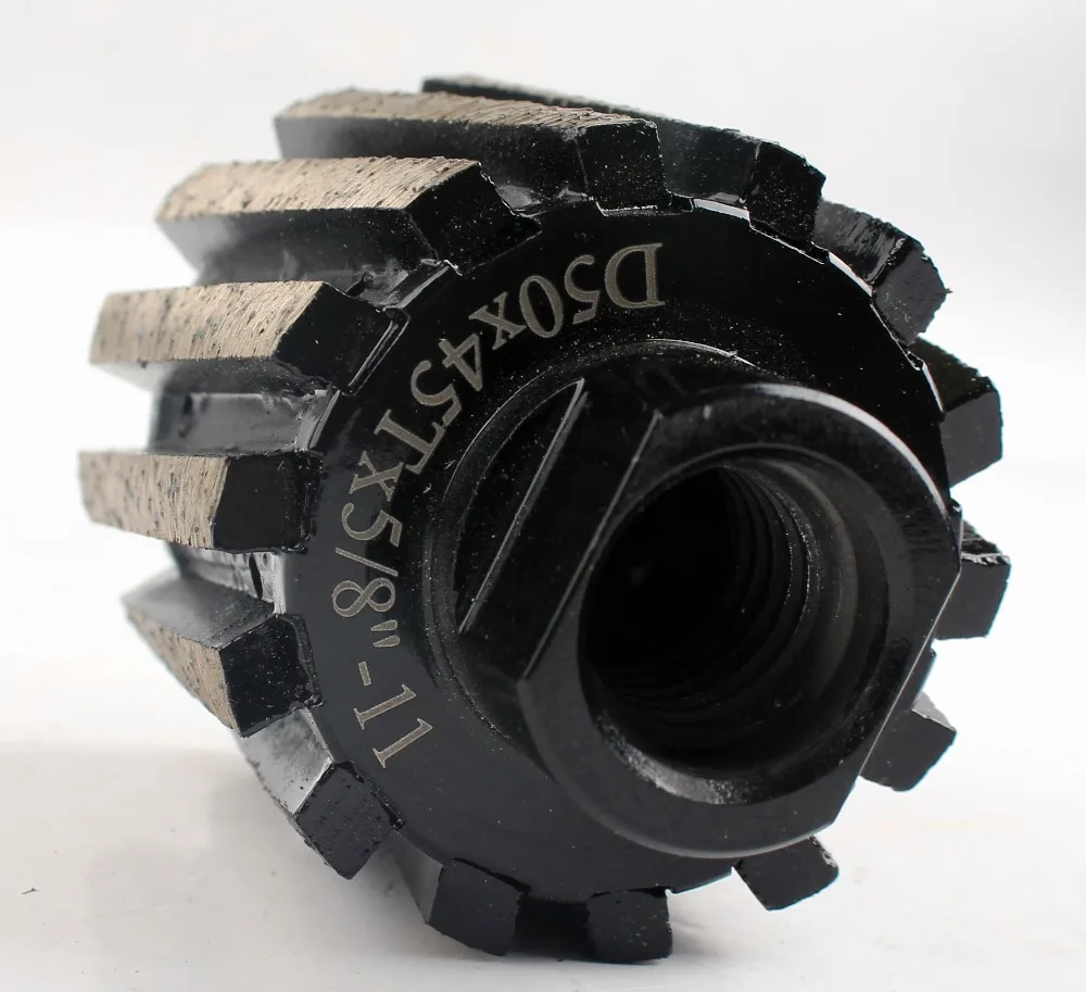 Raizi 2 дюйма/50 мм Металл Бонд алмазный барабан колеса нулевой допуск Сегментированный грубого шлифовального круга для Гранит мраморный камень