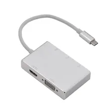 Usb C type C к Hdmi Vga Usb 3,0 концентратор адаптер 5 в 1 Usb 3,1 Usb к C конвертер кабель для ноутбука Apple Macbook Google