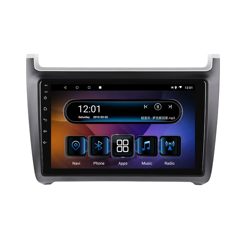 Excellent 10" 4G RAM 2.5D IPS 8 Core Android 9.1 Car DVD Multimedia Player GPS For Volkswagen vw polo 2011 2012 2013-2016 radio navigation 14