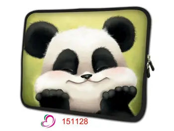 

Lovely Panda Neoprene Soft Case Funda Cover For Macbook Air Pro Retina 11 12 13 15 inch Protector Sleeve Laptop Bag