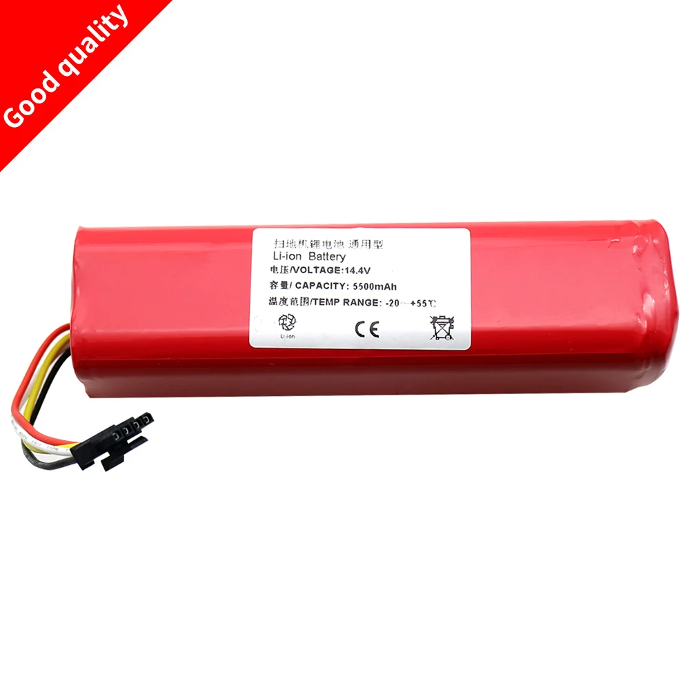 Skup 5500mAh akumulator litowo jonowy 18650 dla xiaomi mi odkurzacz automatyczny Robotics cleaner mi akcesoria do robota odkurzającego roborock S50 S51