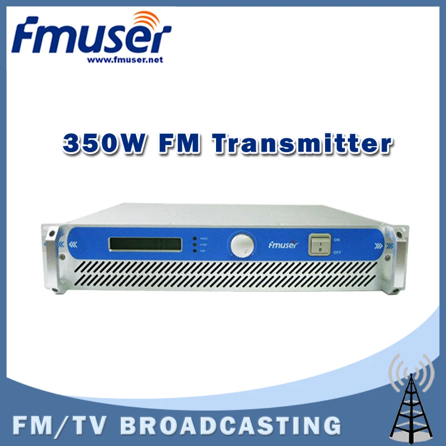 Free shipping FMUSER FSN 350 350W 2U Professional FM Broadcast Radio