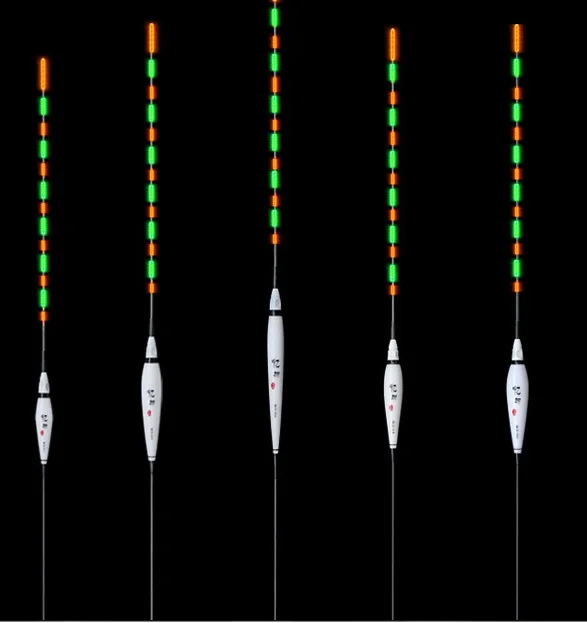 

Multi using Led night fishing float also can be used in day time when close the battery because of its clear tail 10 pcs