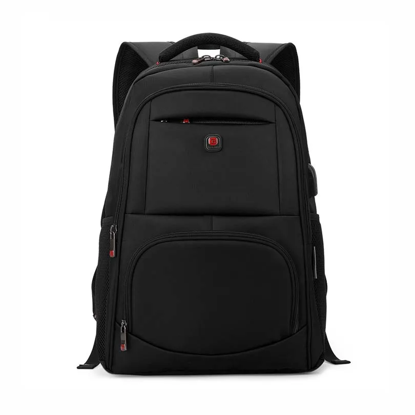 

2019 New Brand 15.6 Laptop Backpack Casual Travel Rucksack Unisex Waterproof Multifunction USB Charging Bag Student Bag