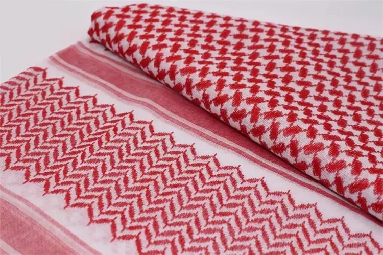 Palestine Islamic Military plaid shawl Shemagh Muslim Hijab man Multifunction Tactical head Scarf Arabic Keffiyeh Wrap Bandana mens head wrap bandana