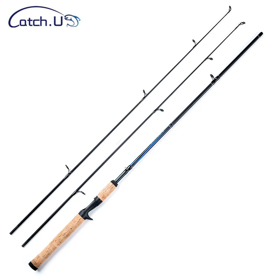 

Catch.U 1.8m Telescopic Fishing Rod Carbon Carp,Fishing Rod Spinning 2 Tips Carbon Casting Rods