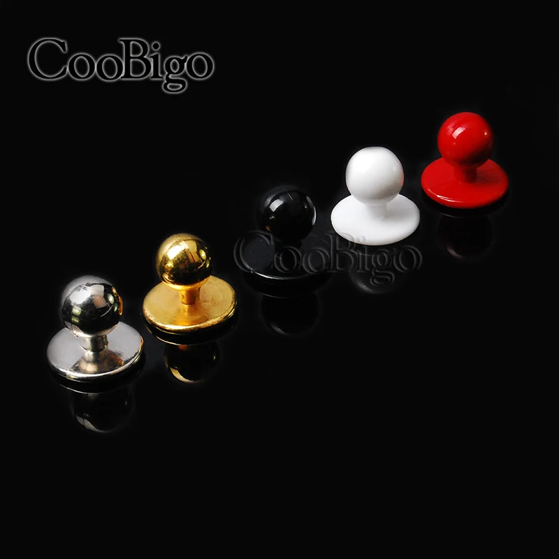 

100pcs Pack 11.5mm Plastic Buttons Restaurant Uniforms Chef Jacket Uniform Suit Buttons#FLQ089-B/W/G/S