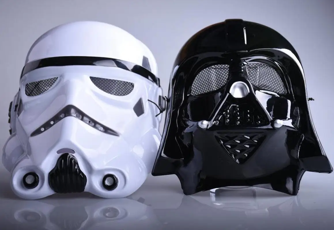 10pcs/lot Wholesale Halloween Festival Horror Darth Vader Mask Star Wars Clone Trooper Cosplay Soldiers Full Face Mask