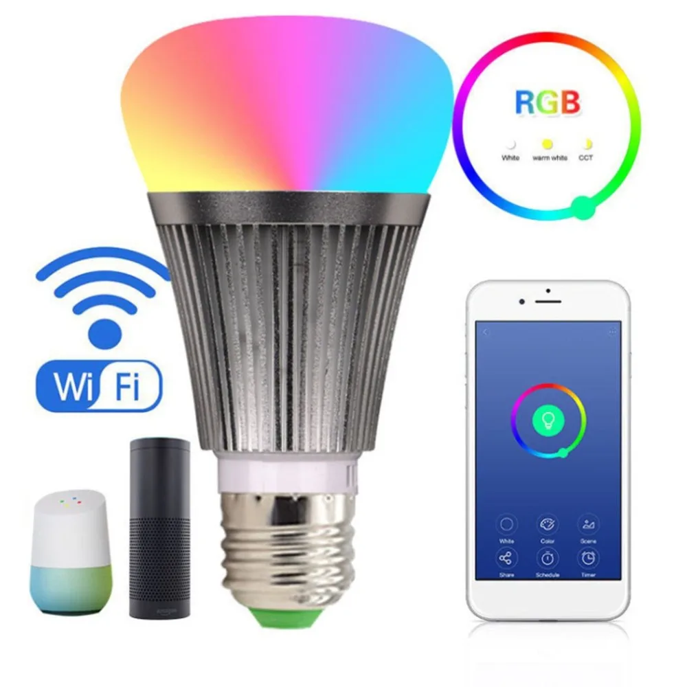 3W E27 RGB LED Birne Farbwechsel Lampe Glühbirne Licht Mit// Fernbedienung Bulb