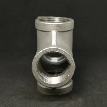 

1" BSP Female Thread 304 Stainless Steel 4 Way Cross Pipe Fitting Connector For Water Oil Air