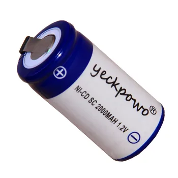 

Lowest price 1 piece SC battery 1.2v batteries rechargeable 2000mAh nicd battery for power tools akkumulator