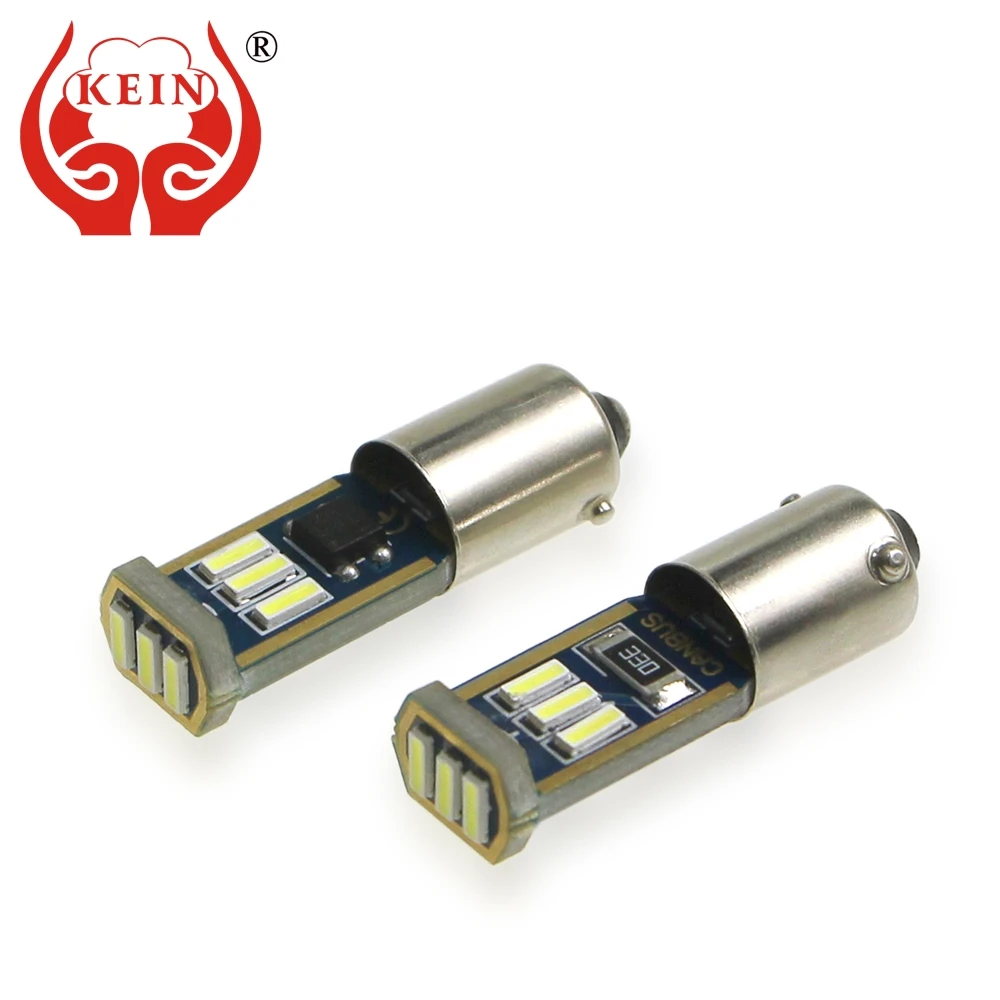 KEIN 6 шт. BA9S светодиодный ные лампы T10 W5W T4W автомобильные 363 H6W bax9s bay9s H21W 9smd 4014 боковые